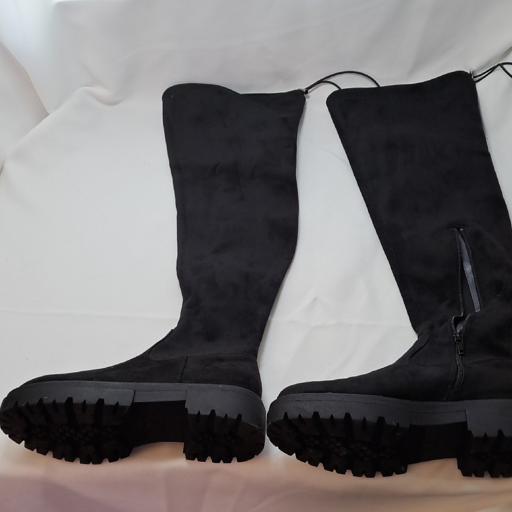 Chic Black Over the Knee Women's Boots
